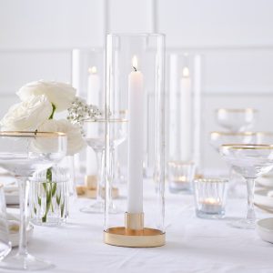 Lys & Lysestage I Glas