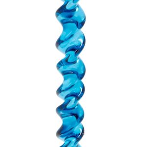 Lysestage Styles 7,4 x 20,3 cm Blå/rosa Glas