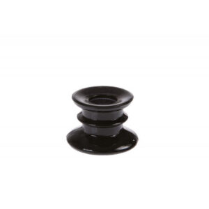 Glas Lysestage Sort