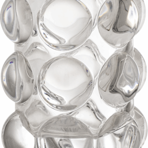Fyrfadsstage Bloomingville Deni lysestage i klart glas Ø8,5 x H10 cm