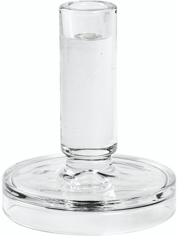 Lysestage Broste Copenhagen Petra Ø12 x H14 cm Glas Klar