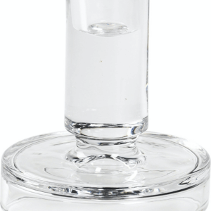 Lysestage i glas Broste Copenhagen Petra Ø10 x H11 cm klar