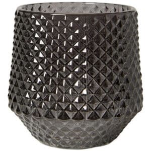 Da'core Lysestage glas grå