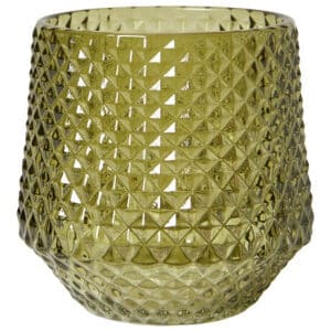 Da'core Lysestage glas grøn