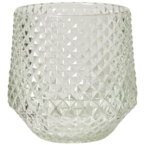 Da'core Lysestage glas klar