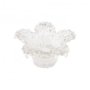 Åkande Glas Lysestage Klar