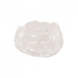 Kamelia Glas Lysestage Klar